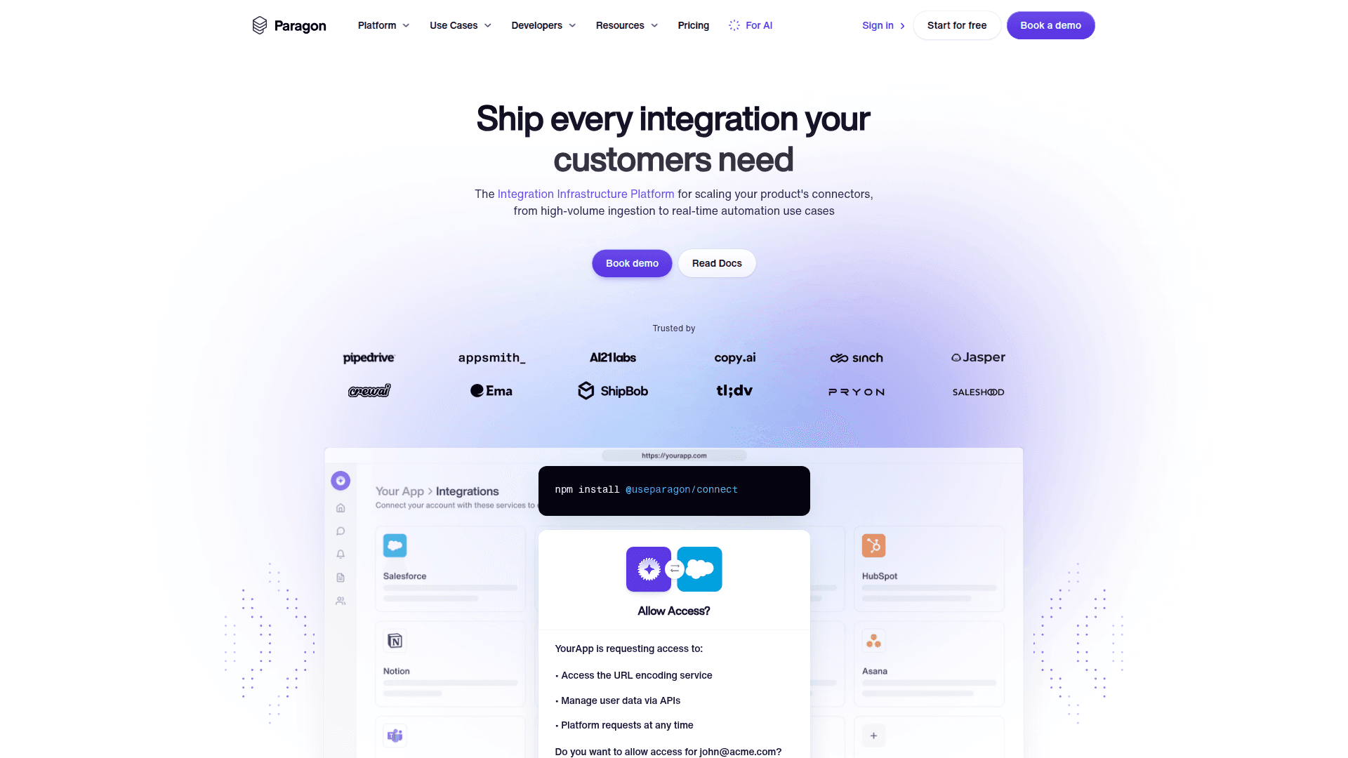 Paragon screenshot 1