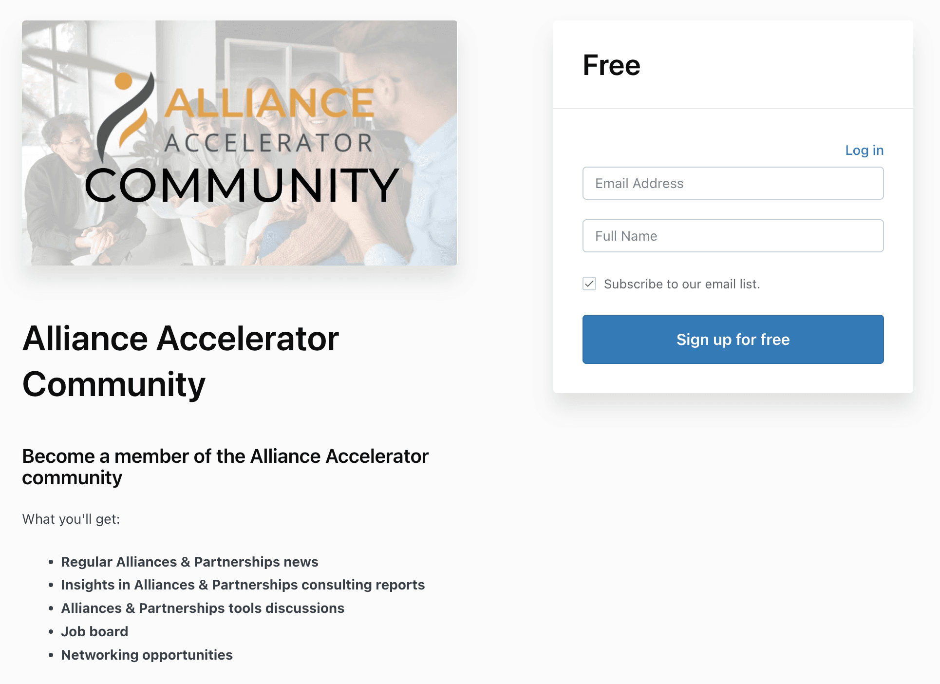 Alliance Accelerator logo