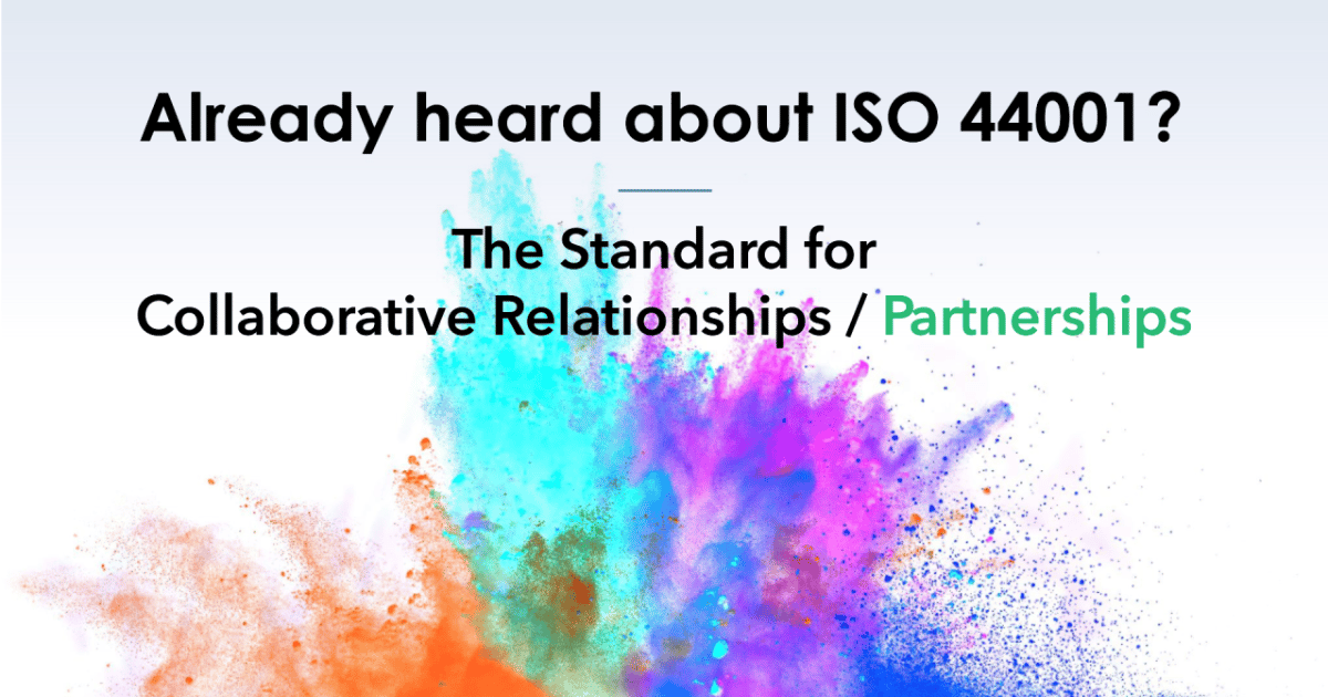 What is the ISO 44001 Standard?